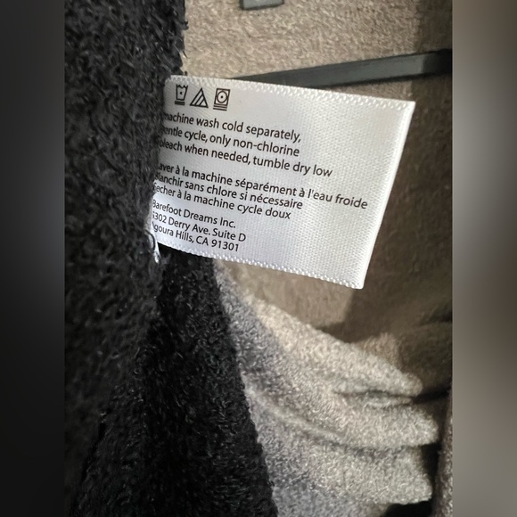 Barefoot Dreams Cardigan Grey Blue  Lite Ombre - Picture 4 of 5